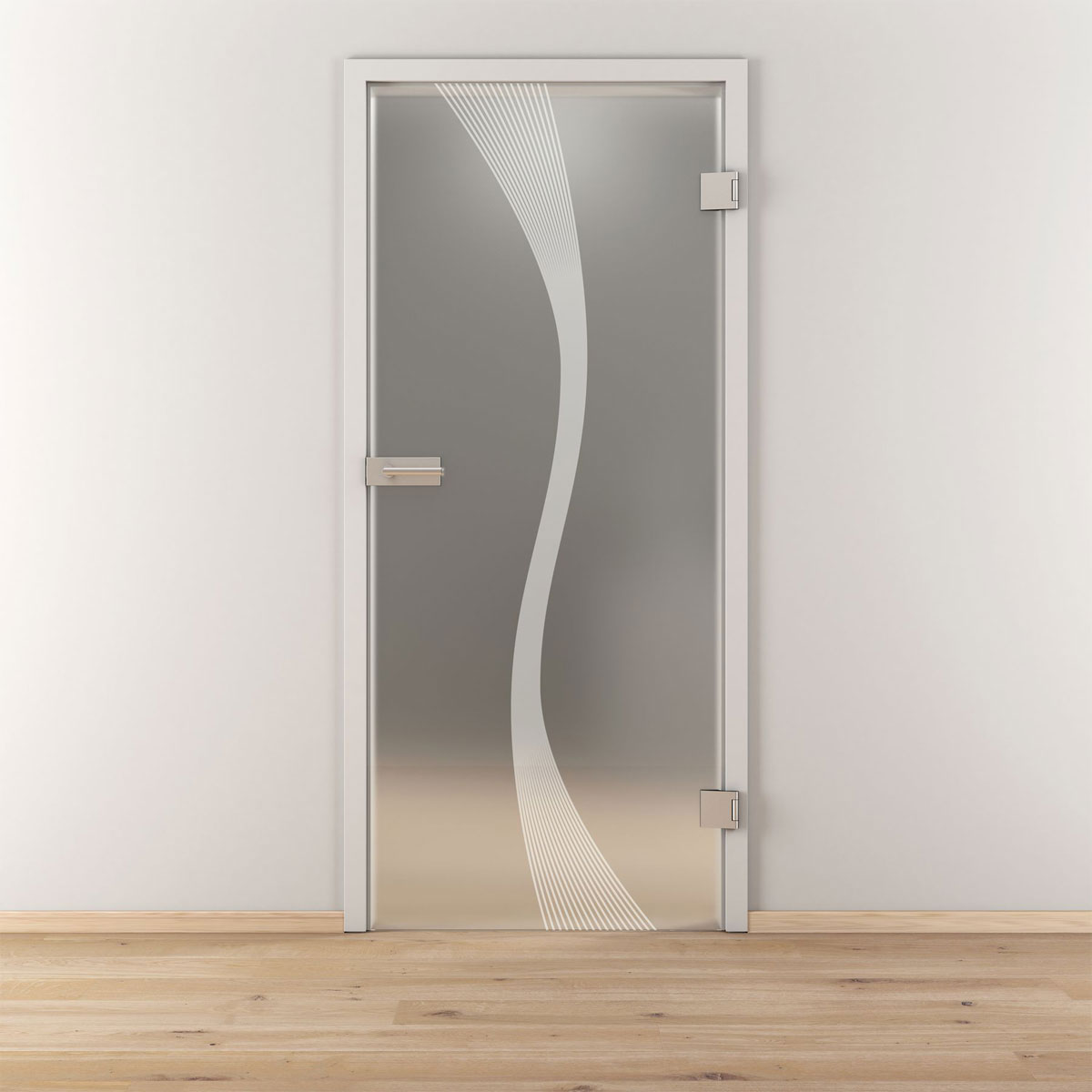 Novadoors Glasdrehtür NOVA 583 mattiert 95,9 x 197,2 cm Rechts