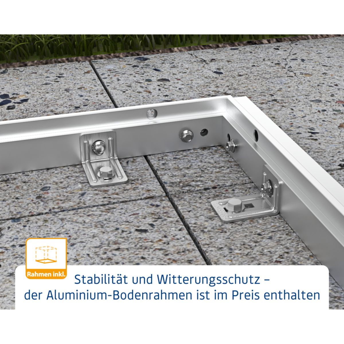 EcoStar  Gerätehaus Trend-STyp 3RAL9007 2 flg Bild 8