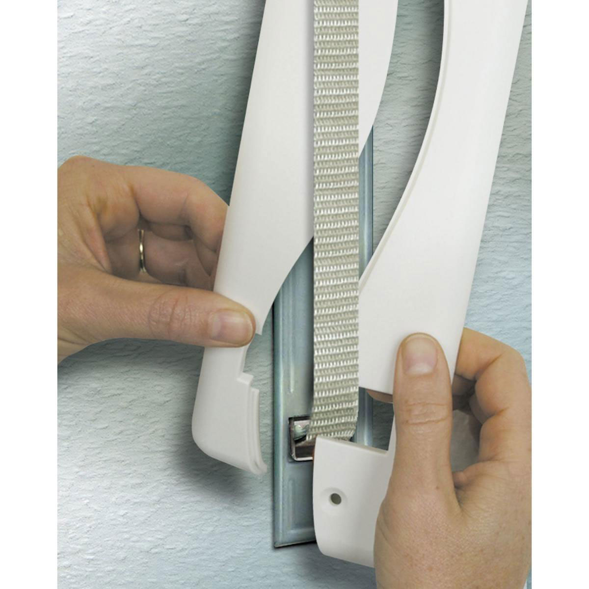 Schellenberg Abdeckplatte Softline weiß Lochabstand 16 cm Bild 3