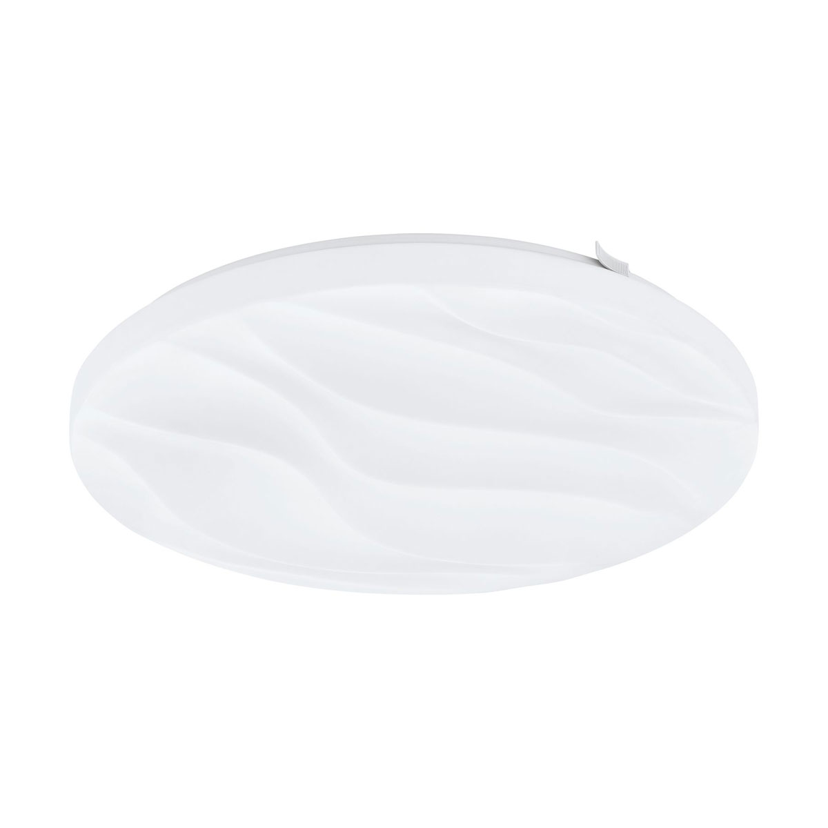 Eglo LED-Deckenleuchte Benariba mit Wellendekor Durchmesser 33 cm weiß