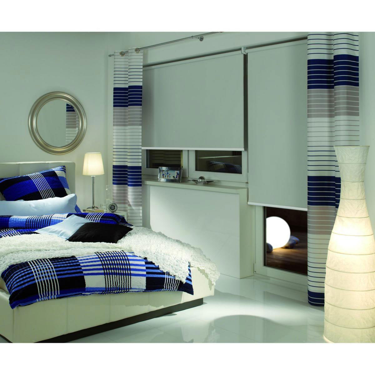 Gardinia Seitenzug-Rollo 142 x 180 cm weiß Bild 2