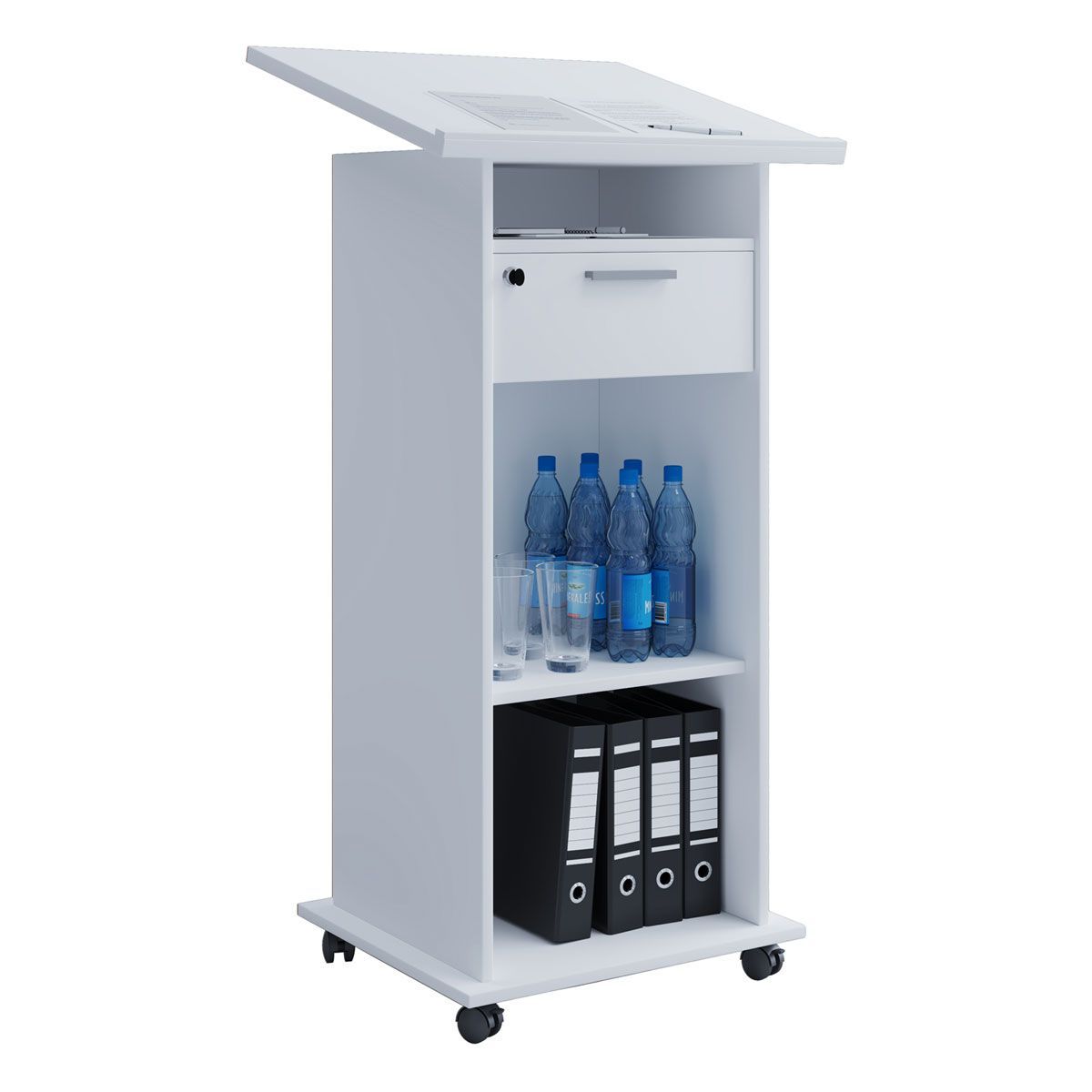 Stehpult Meeta weiß