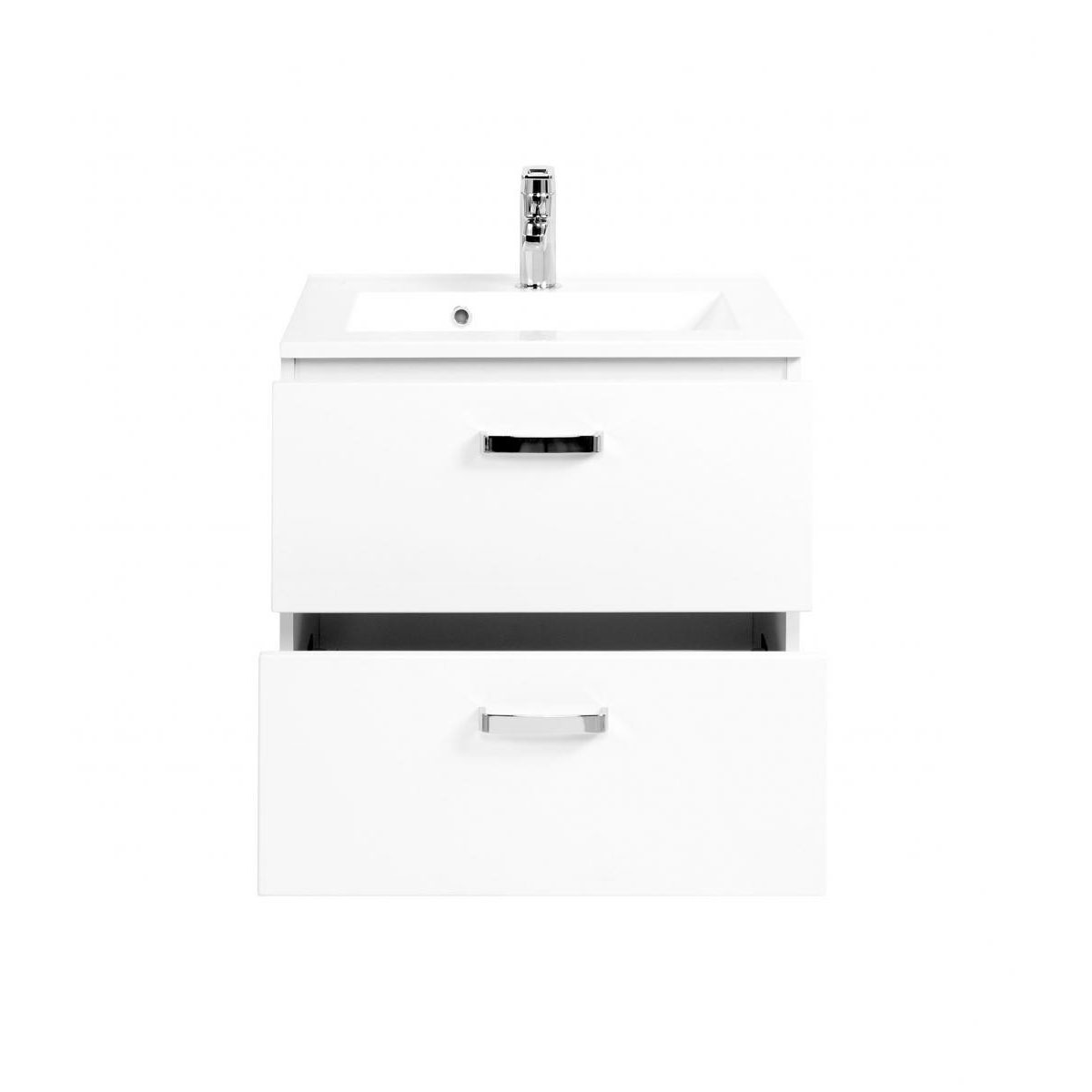 HELD Waschtisch 60 weiß Hochglanz 2 Auszüge Bild 2