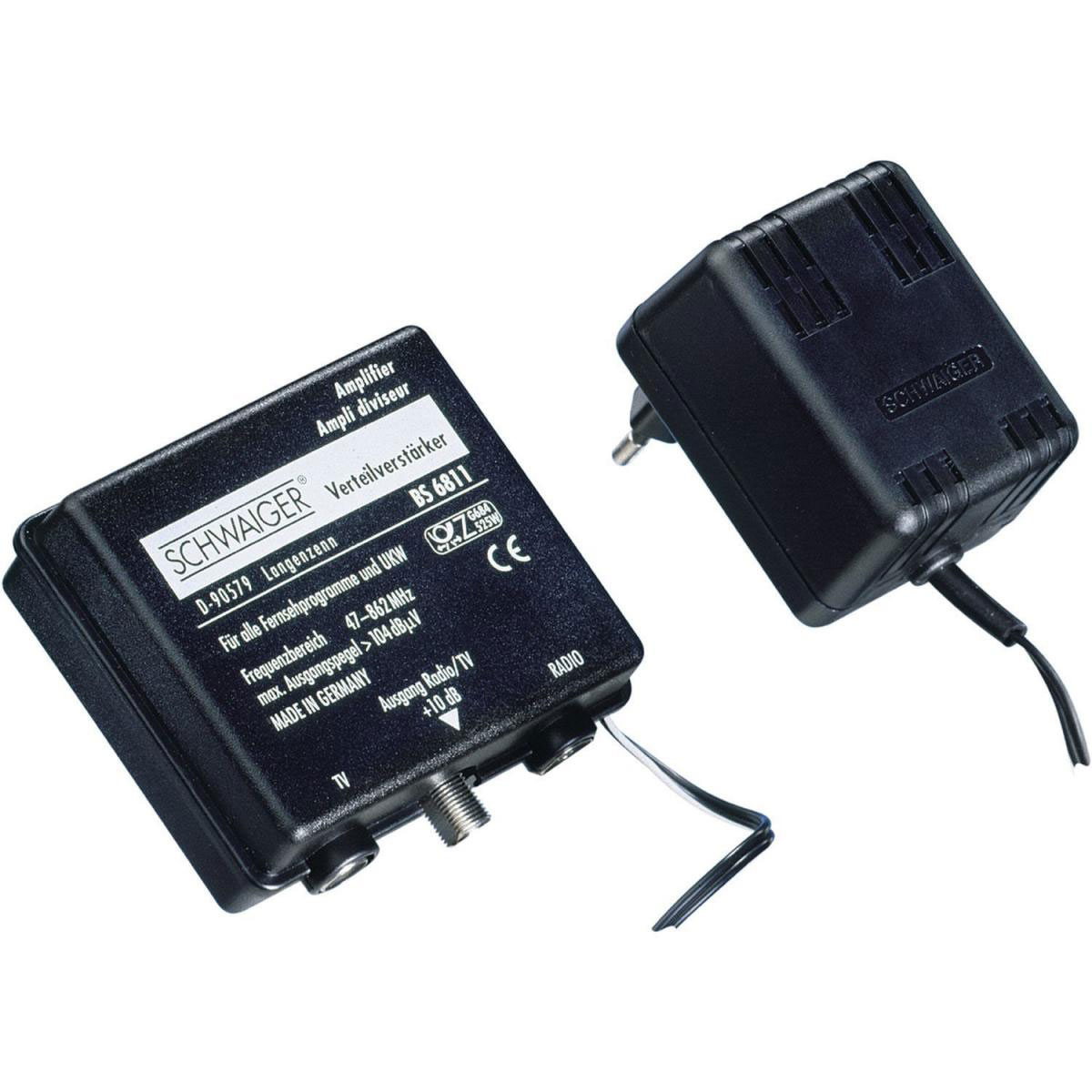 Schwaiger Zweigeräteverstärker 8 dB