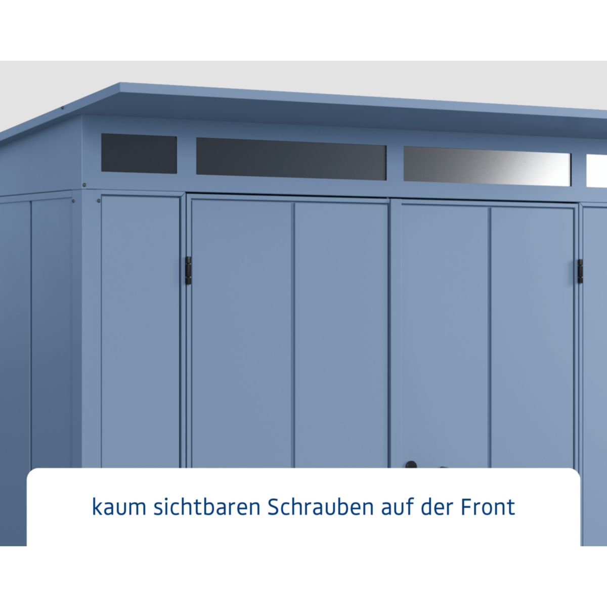 EcoStar  Gerätehaus Elegant-PTyp 2RAL5014 2 flg Bild 4