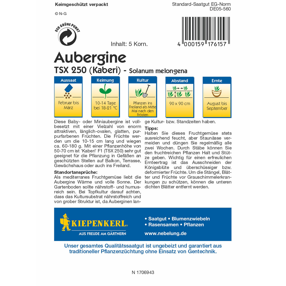 Kiepenkerl Aubergine Kaberi Bild 2