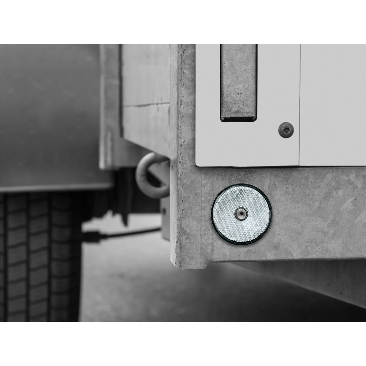 LAS 10201 Reflektor 2 Stk weiß 60 mm rund Bild 2