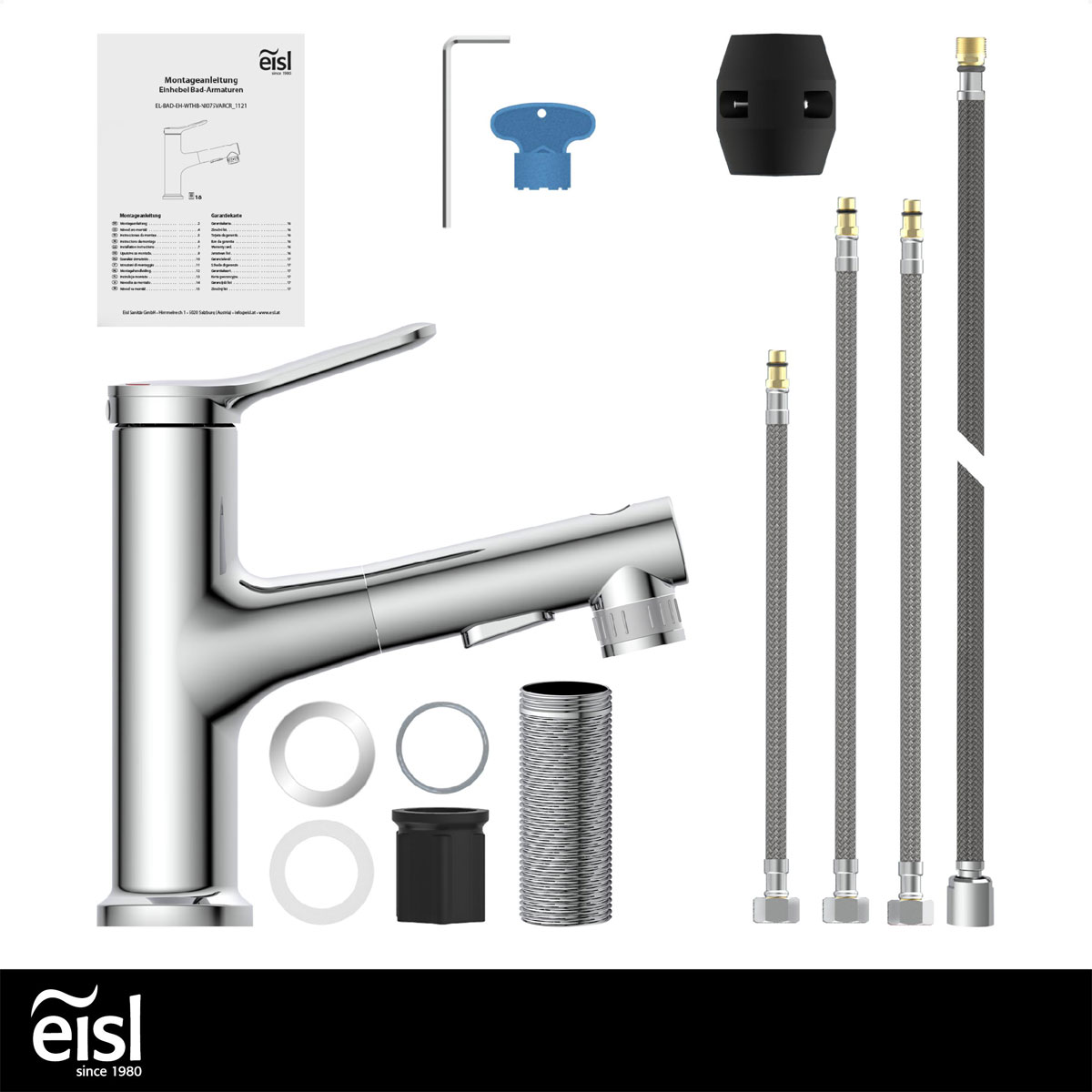 Eisl  Waschtischarmatur „Variabel“ chrom  Bild 5