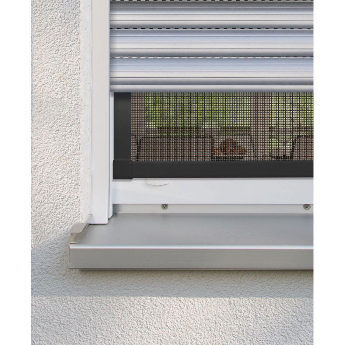 Schellenberg Insektenschutz-Fenster Plus 130 x 150 cm anthrazit Bild 6