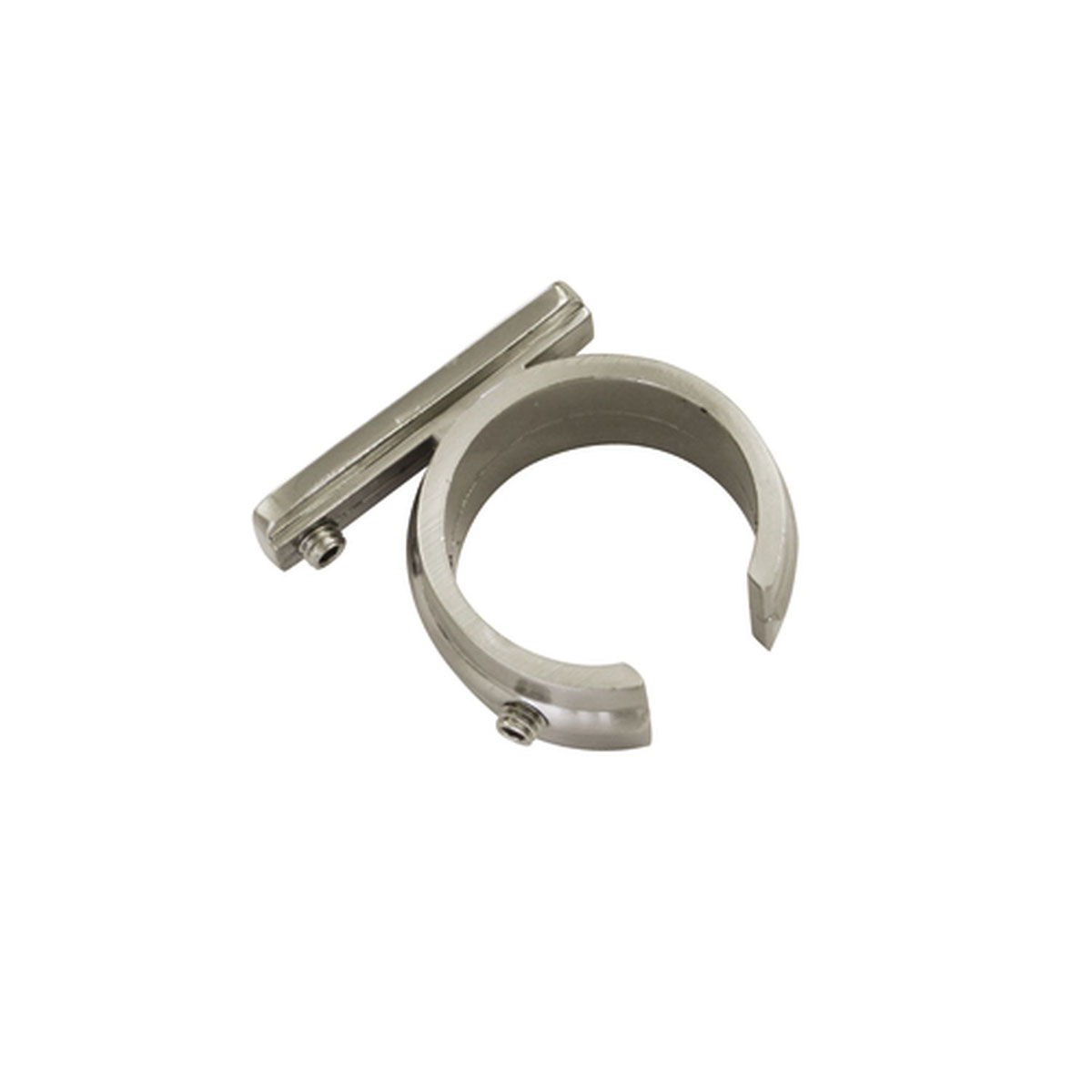 Gardinia Ring Adapter für Universal Träger für Durchmesser 25 mm Edelstahl-optik