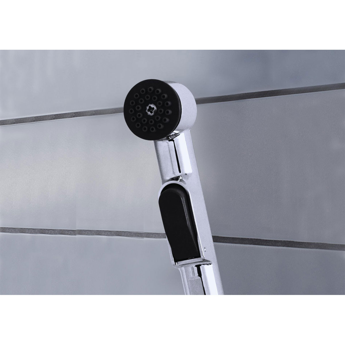 Ridder  Duschkopf Santa Cruz mit Schalter chrom Bild 2