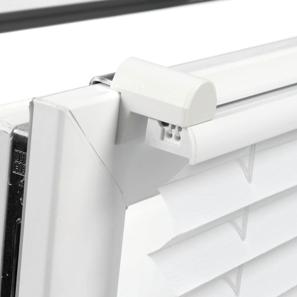 Gardinia Plissee Easyfix mit 2 Bedienschienen Plissee 75 x 130 cm weiß Bild 3