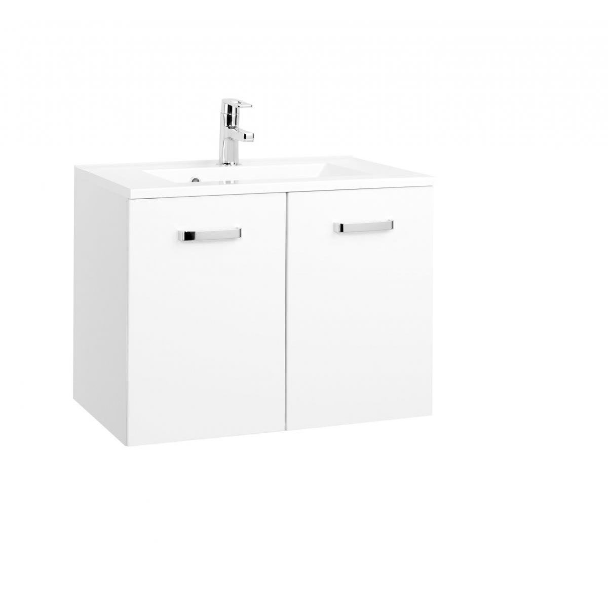 HELD Waschtisch 70 weiß Hochglanz 2Türen