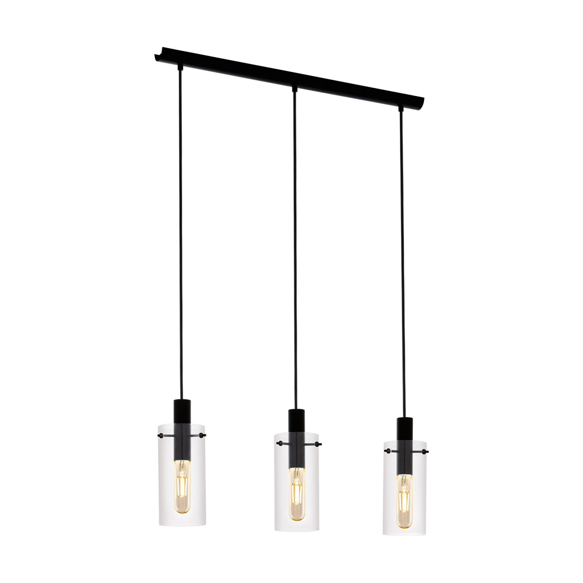 Eglo LED-Hängeleuchte Montefino 2 Spots schwarz Eglo LED-Hängeleuchte Montefino 2 Spots schwarz