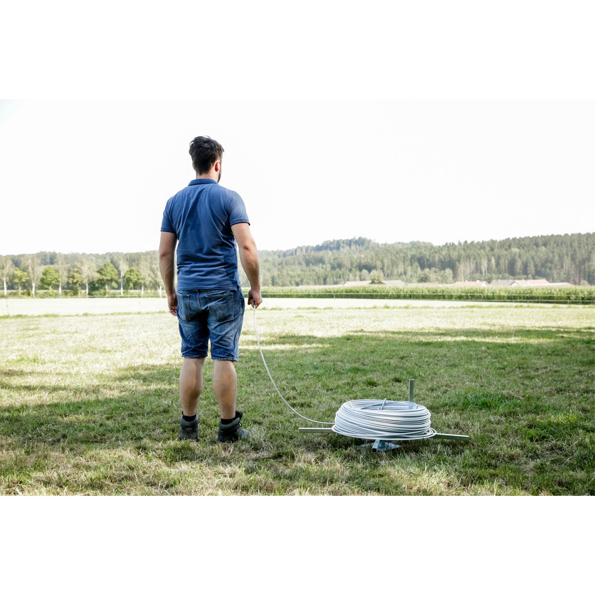 Weidezaun Top Line Horewire 200 m weiß Bild 5