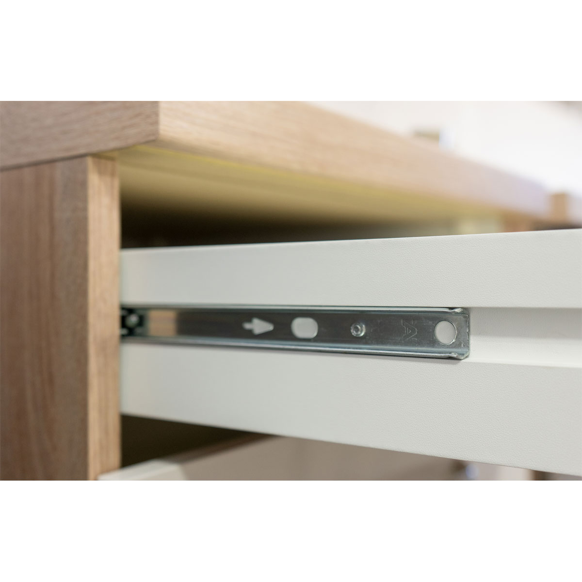 Flex-Well Küchenunterschrank „Samoa“, 100x85x60 cm, weiß/Sonoma Eiche Bild 4