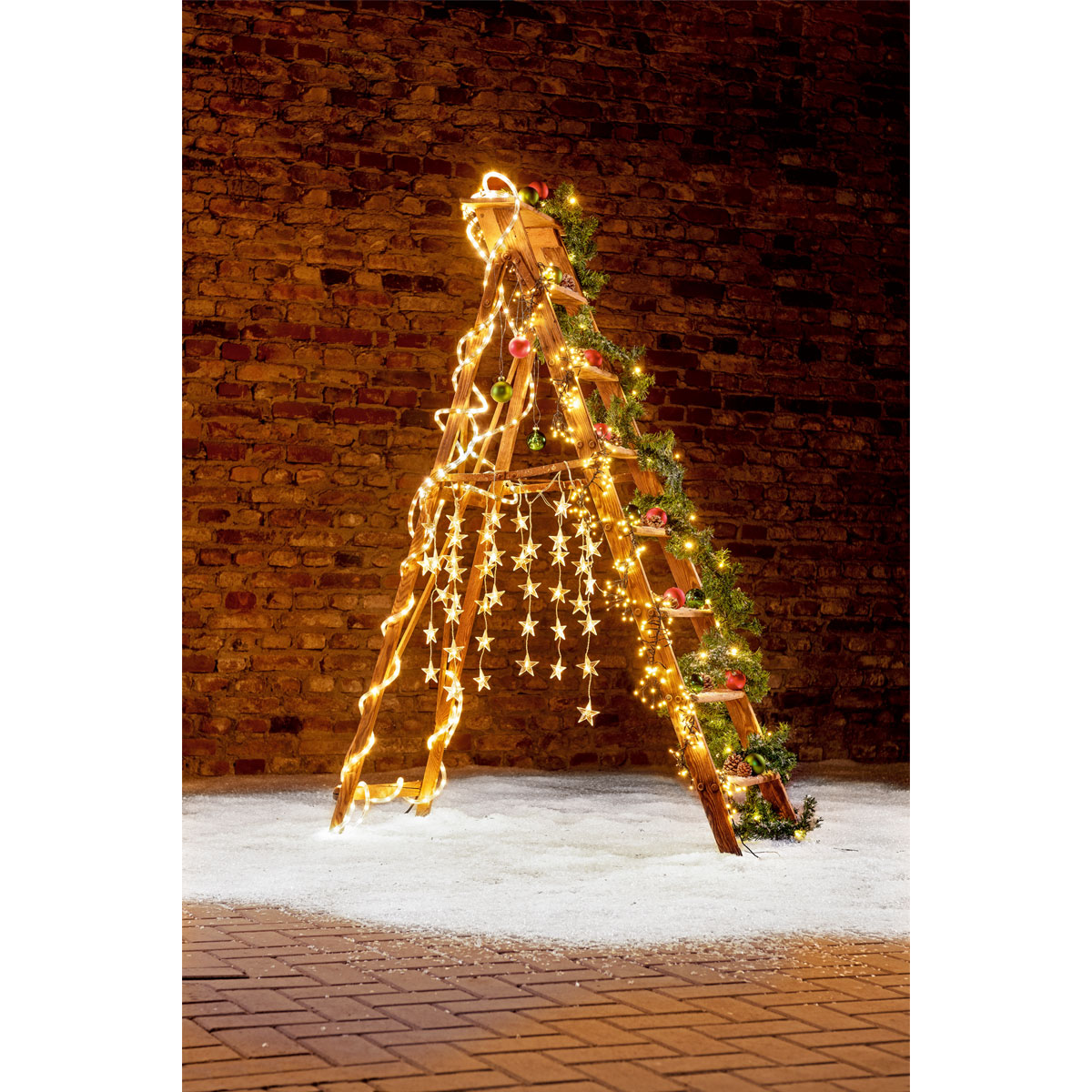 Ambientis Sternen-Lichterkettenvorhang für Innen Bild 2