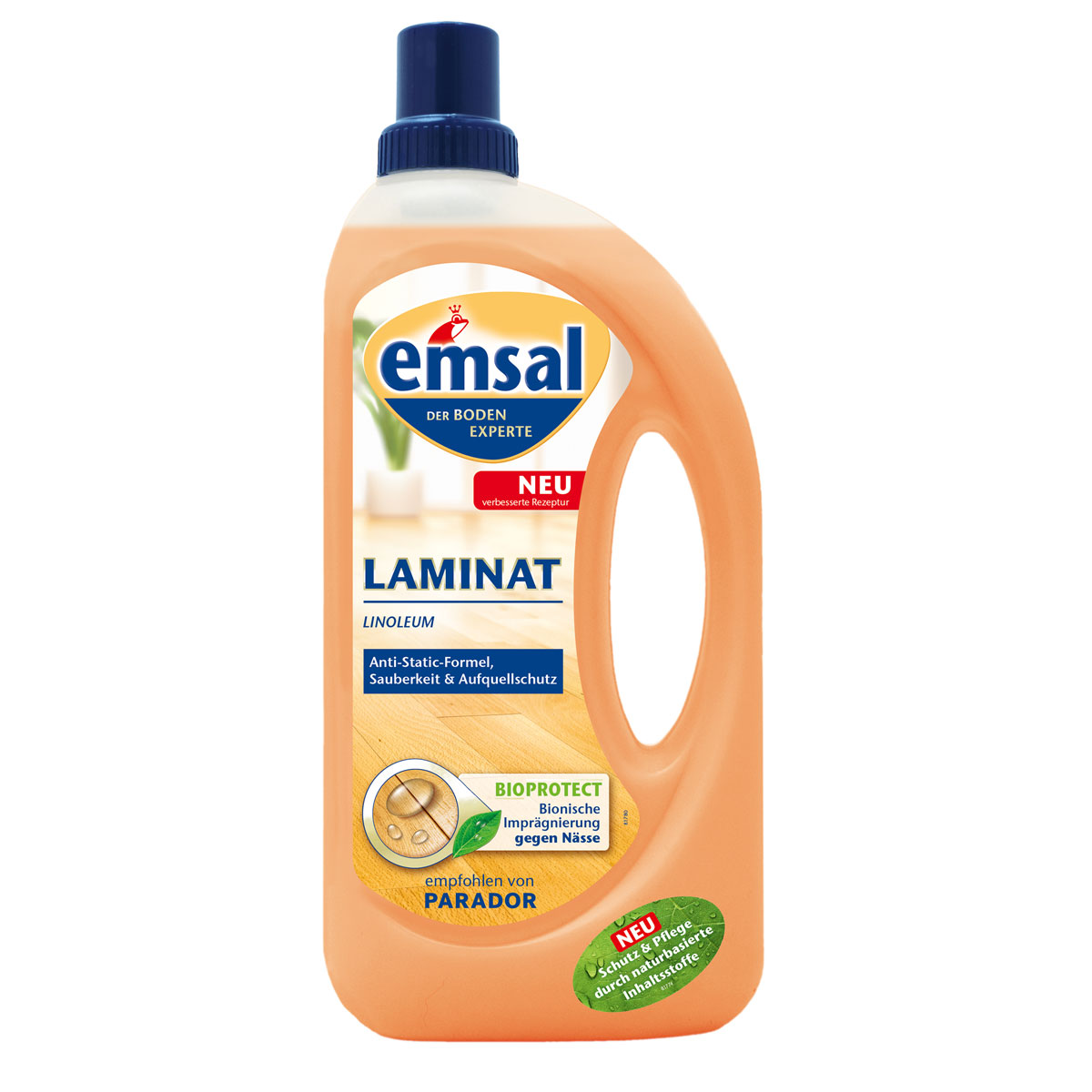 Emsal Laminatreiniger, Anti Static, Sauberkeit & Aufquellschutz, 1L