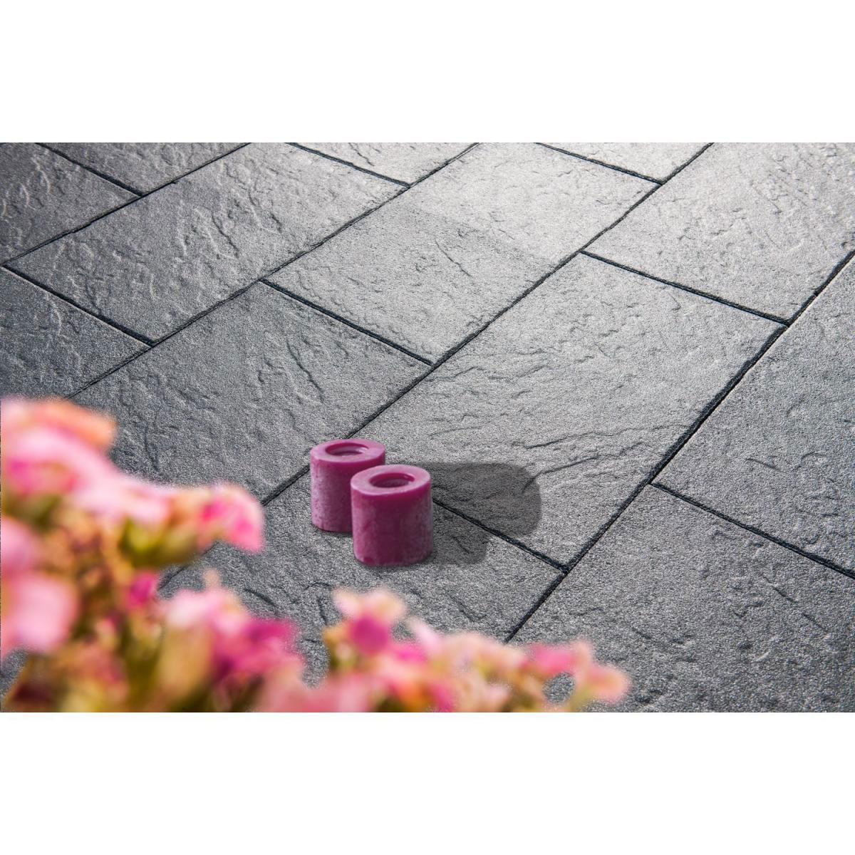 Diephaus  Terrassenplatte No.1 Structure 60 x 40 x 4 cm Basalt Bild 3