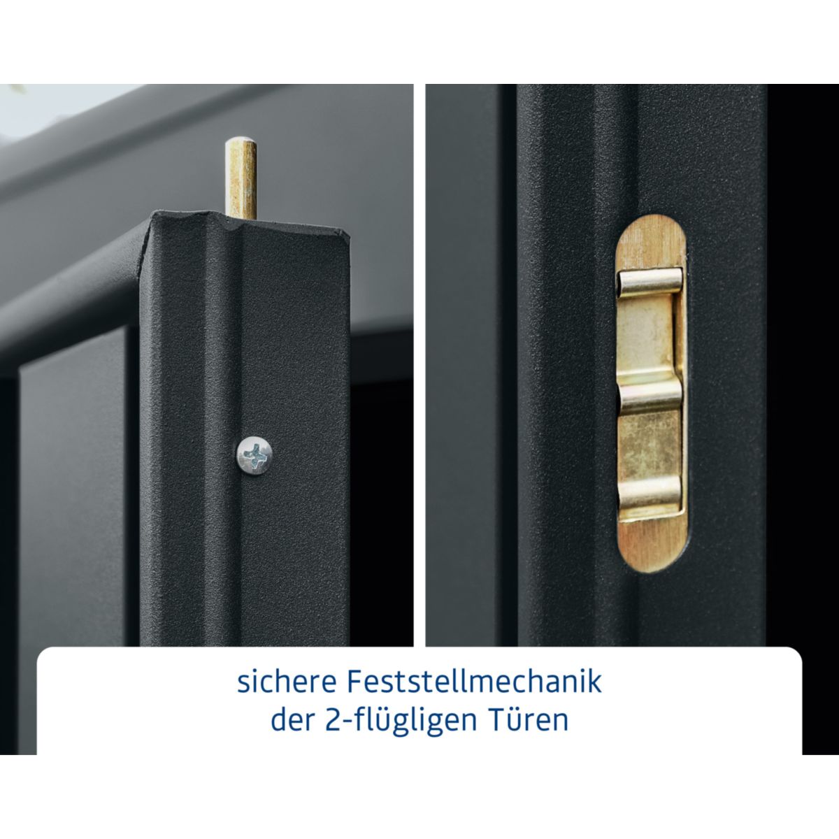 EcoStar  Gerätehaus Trend-PTyp 2RAL7016 2 flg Bild 6