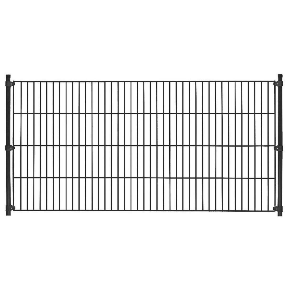 Durabil Einstab-Gittermatte anthrazit 200 x 100 cm Bild 1