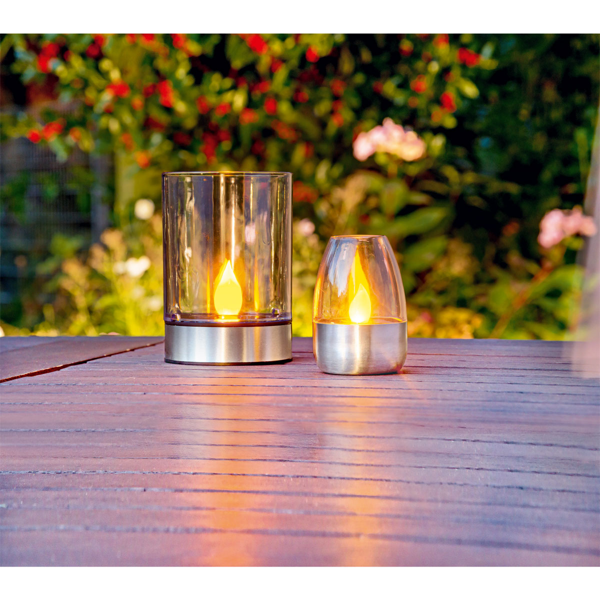 Flector Garten LED-Solar-Windlicht Ambience 2 Stück Bild 3