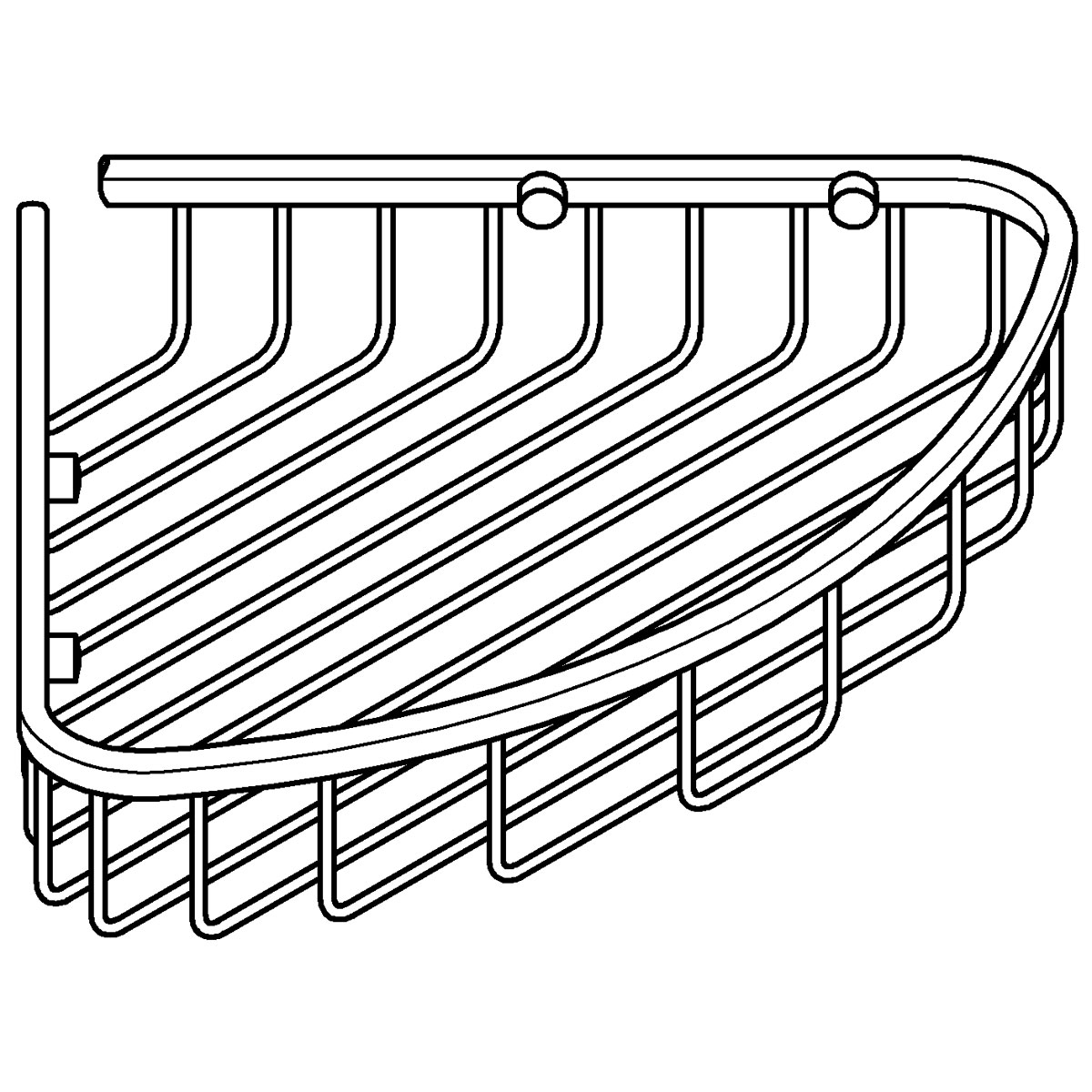 Grohe Ablagekorb Bau Cosmopolitan silber 30,3 x 5 x 25 cm Bild 5