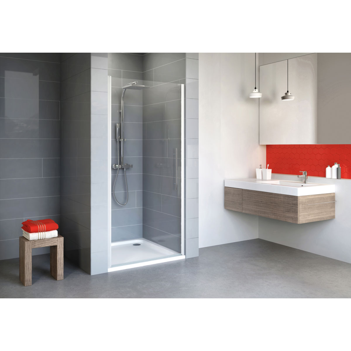 Schulte Drehtür Alexa Style 2.0 Nische 192 x 80 cm