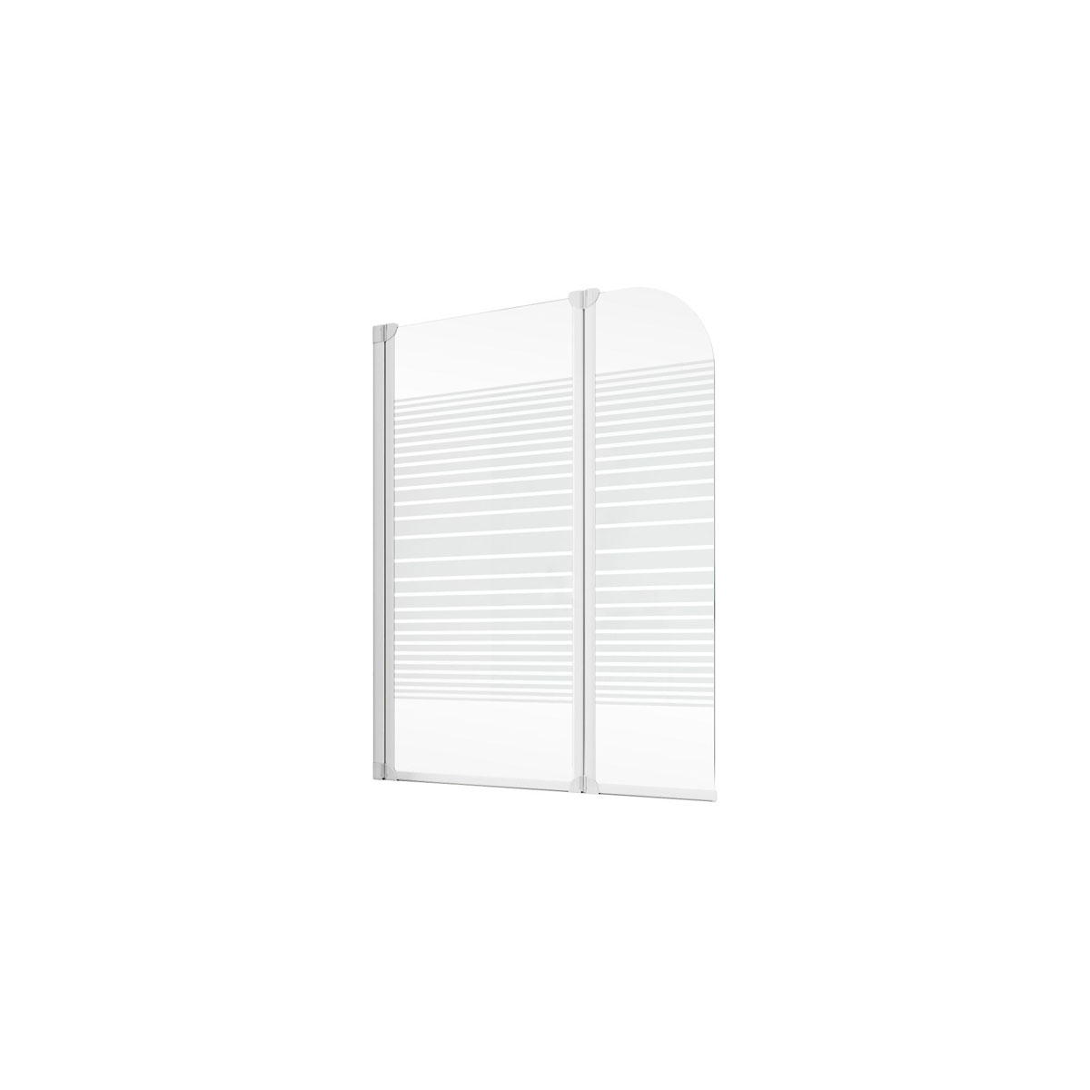 Schulte Badewannenfaltwand Komfort 2 teilig weiß Bild 2