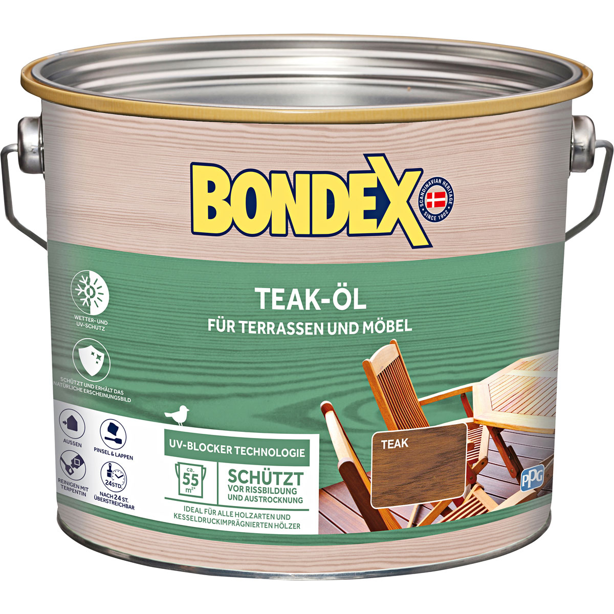 Bondex Teak-Öl Teak 2,5 L