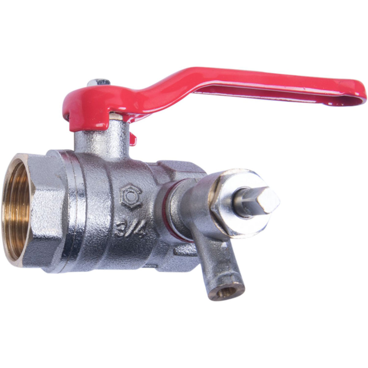 Cornat Kugel-Durchgangshahn mit Entleerung 3/4 IG Cornat Kugel-Durchgangshahn mit Entleerung 3/4 IG