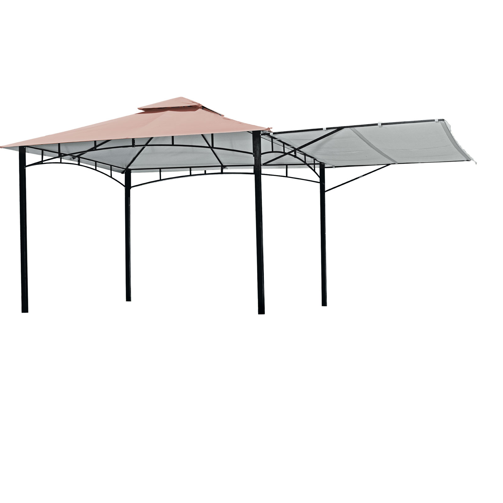 Haveson Seitenteile für Pavillon mit ausklappbaren Seitenteil Nr 452354