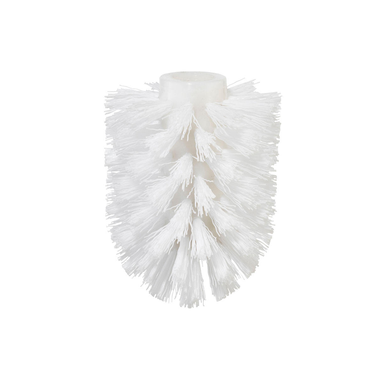 Tesa Ersatz-Toilettenbürstenkopf für WC-Bürstengarnituren weiß