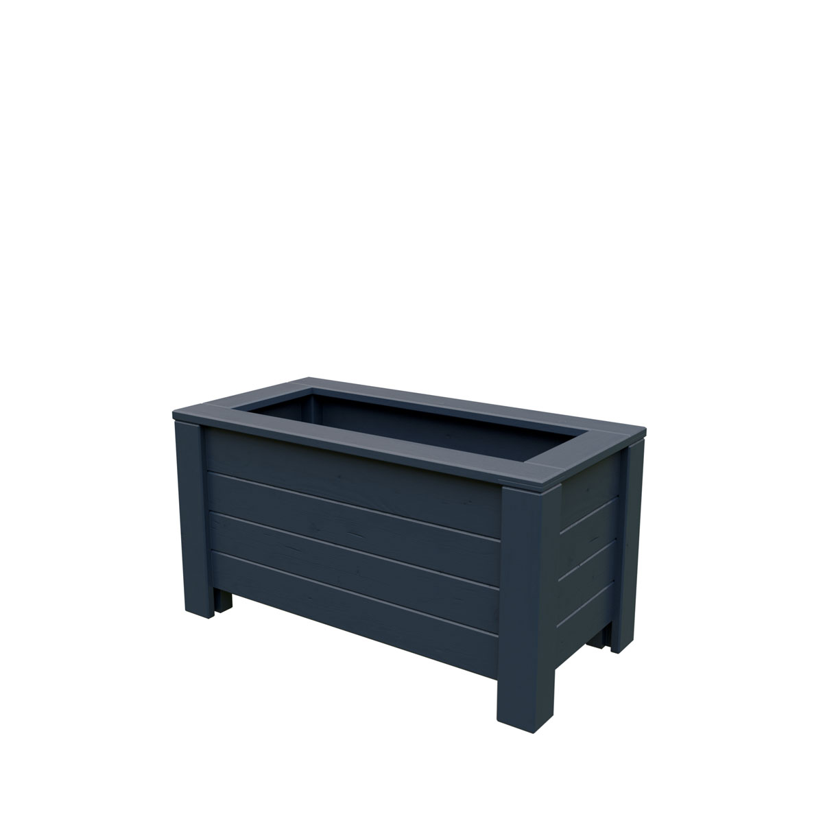 Pflanzkasten Fichte anthrazit 80x40x40cm
