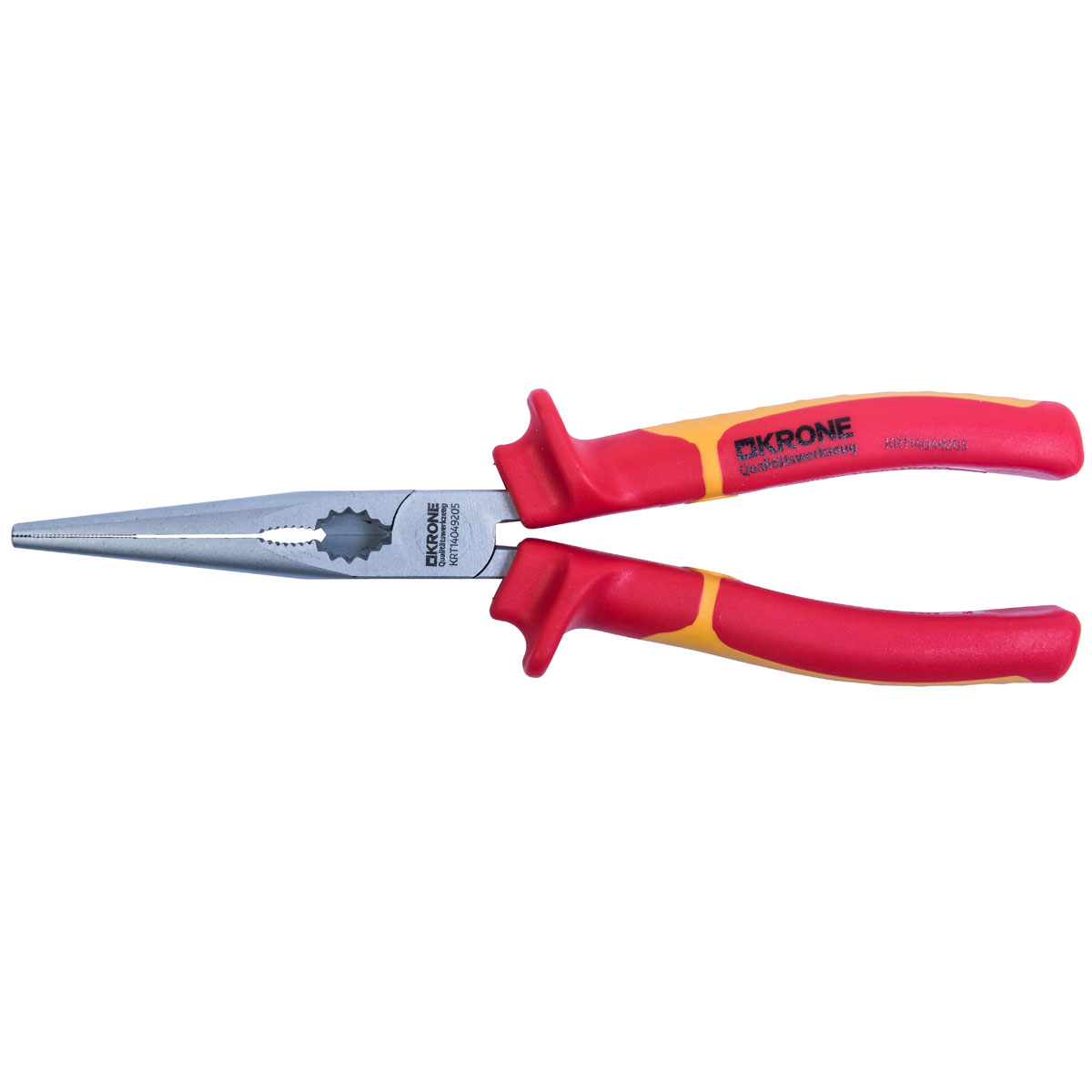 Krone  NWS VDE Flachrundzange gerade 205 mm