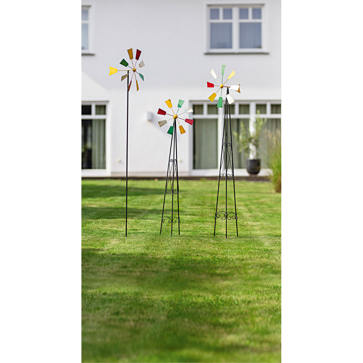 Haveson Windrad 150 cm mit Rankhilfe Bild 2