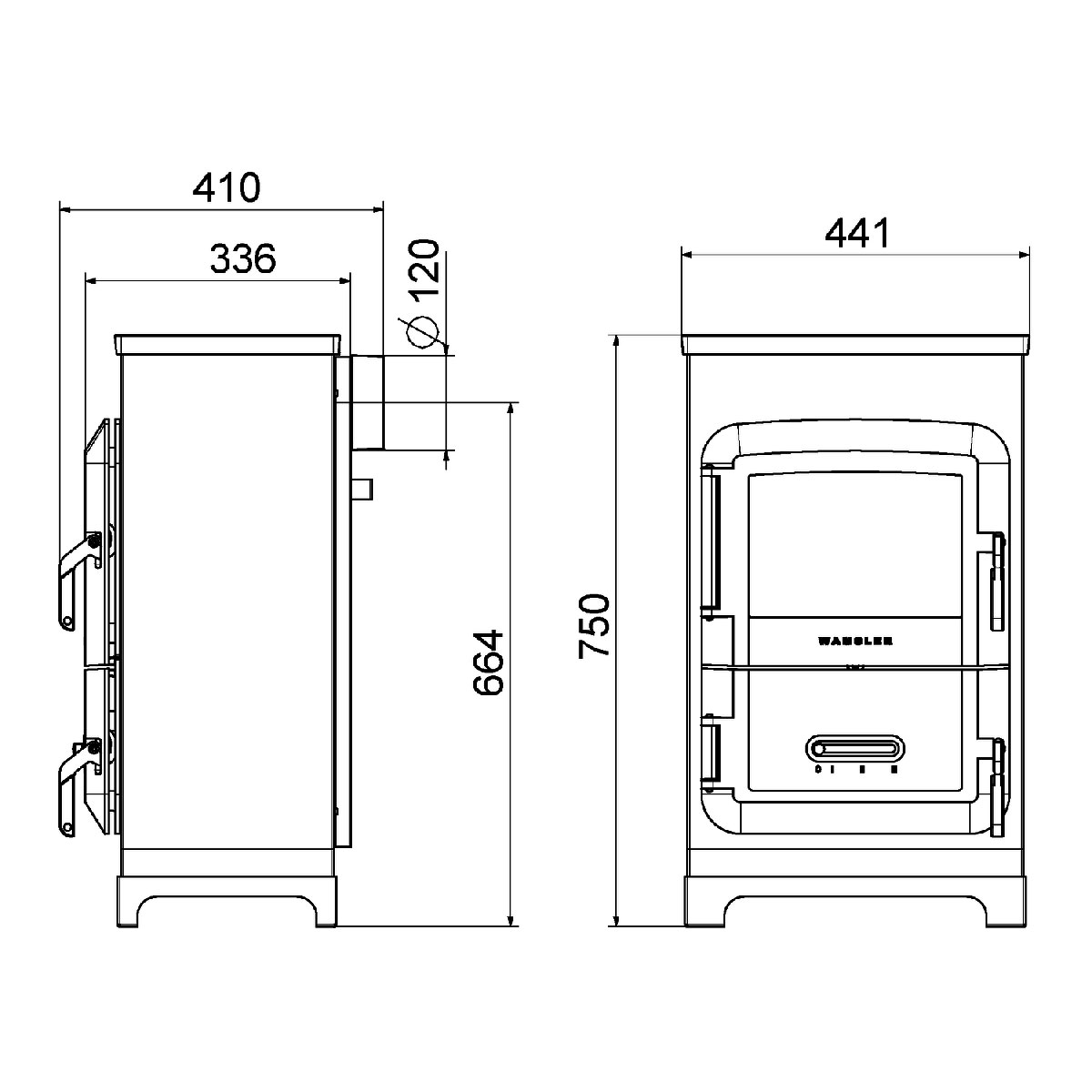 Raumheizer RH 6 F lavendel 6KW mitKochfunktion Bild 2
