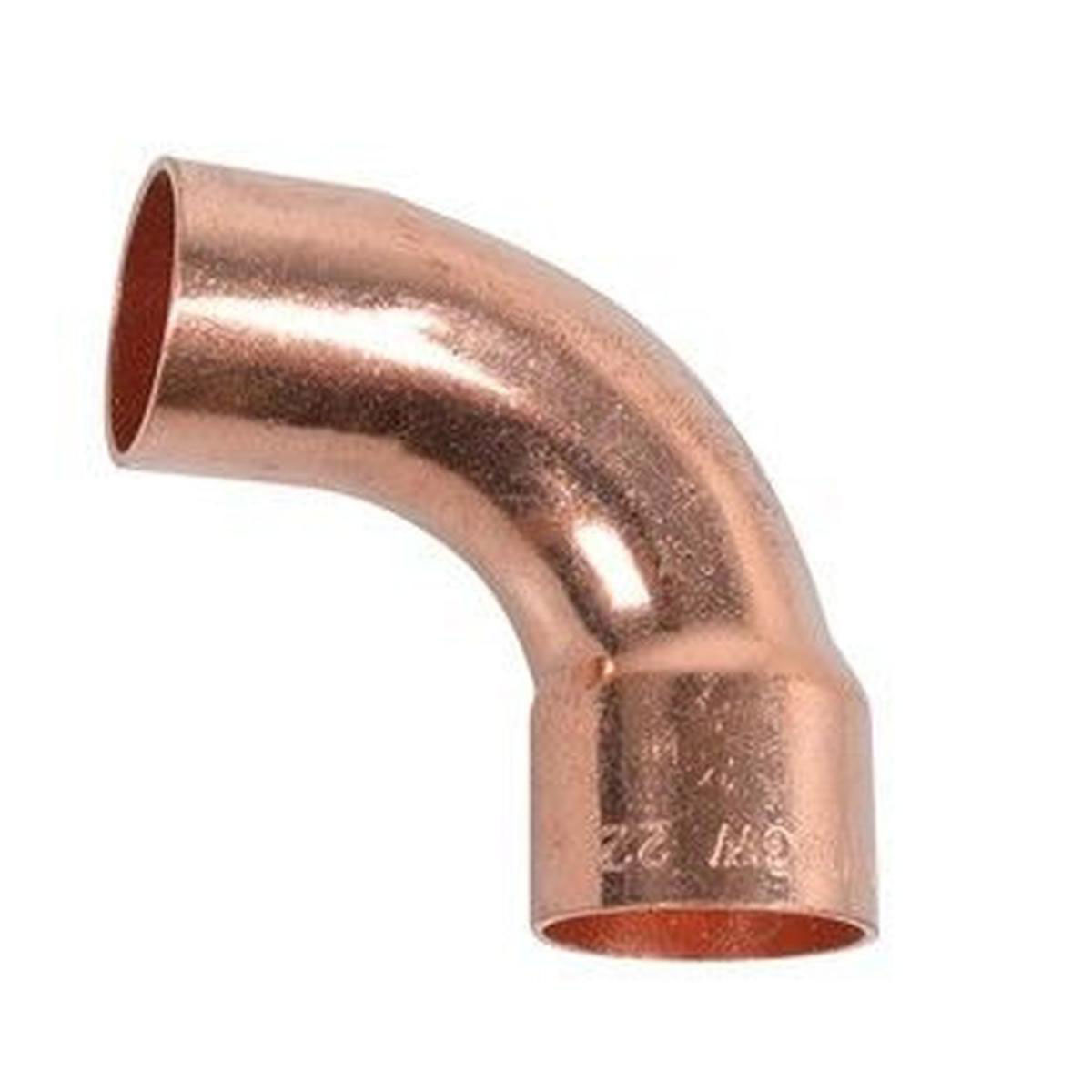 Kirchhoff 90-Bogen 18 mm 1 Muffe Kupfer Kirchhoff 90-Bogen 18 mm 1 Muffe Kupfer