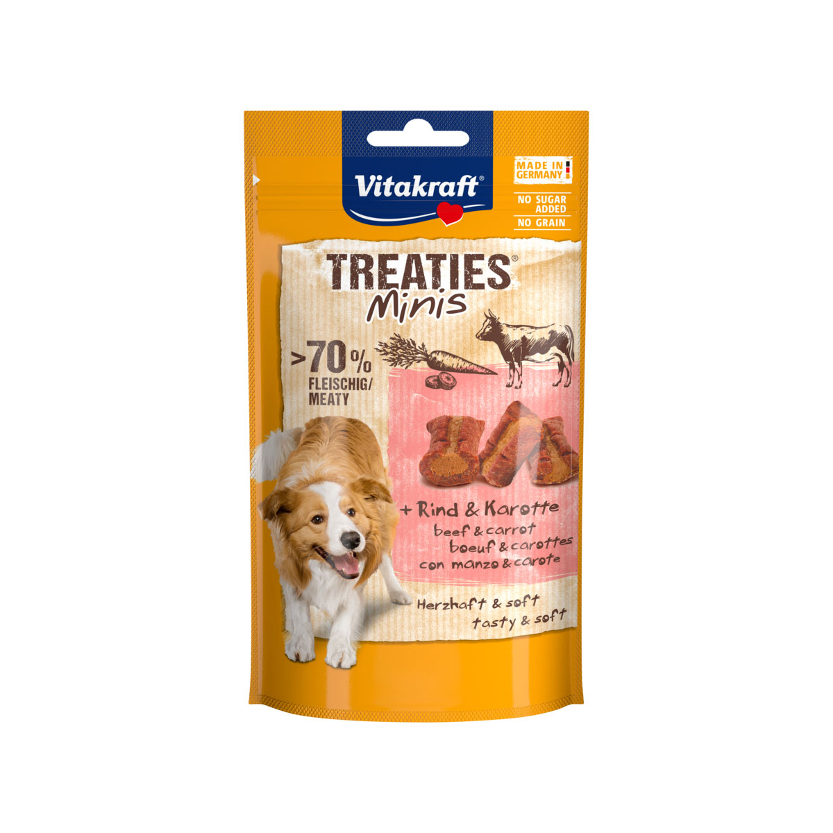 Vitakraft Treaties Minis Rind und Karotte 48 g