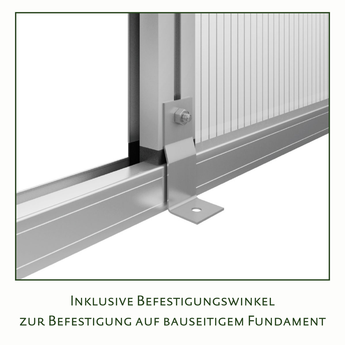 KGT Gewächshaus Lilie IV 12,75m² grün Bild 5