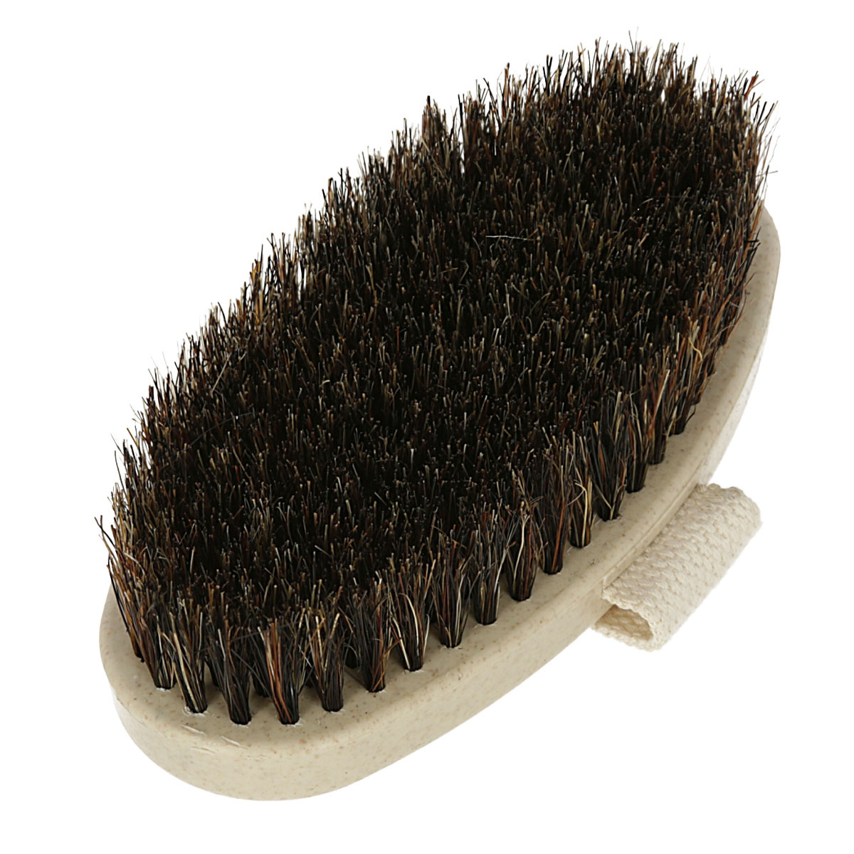 Pferdekardätsche Water Lily 17 x 8 cm beige-schwarz