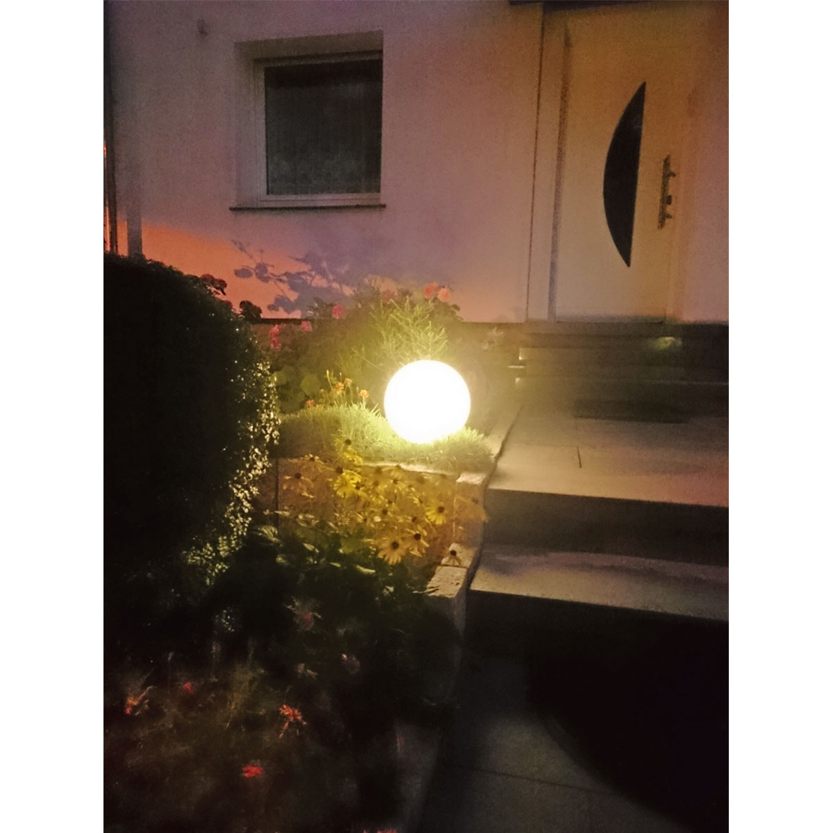 näve Kugelerdspießleuchte Durchmesser 20 cm schwarz Bild 5