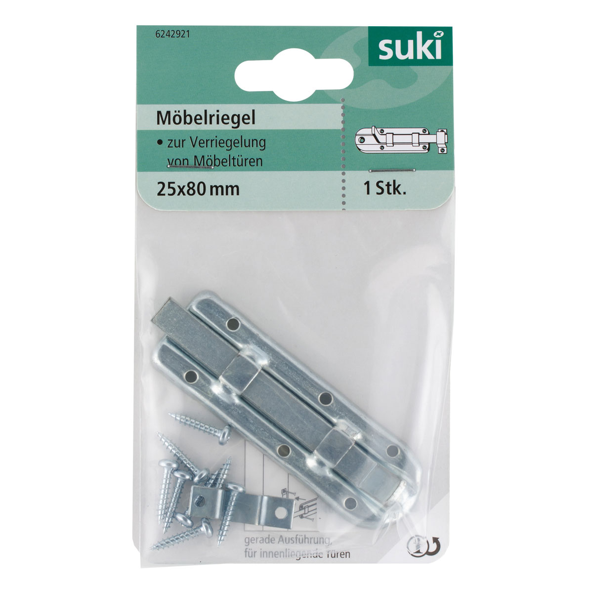 Suki Fensterriegel verzinkt 8 cm