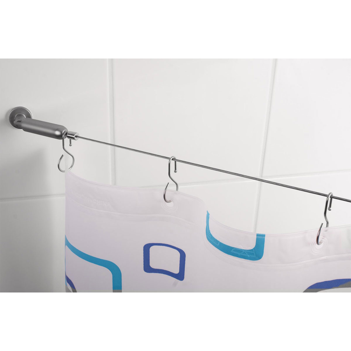 Valblue  Seilspanngarnitur für Duschvorhänge 3 m chrom Bild 2