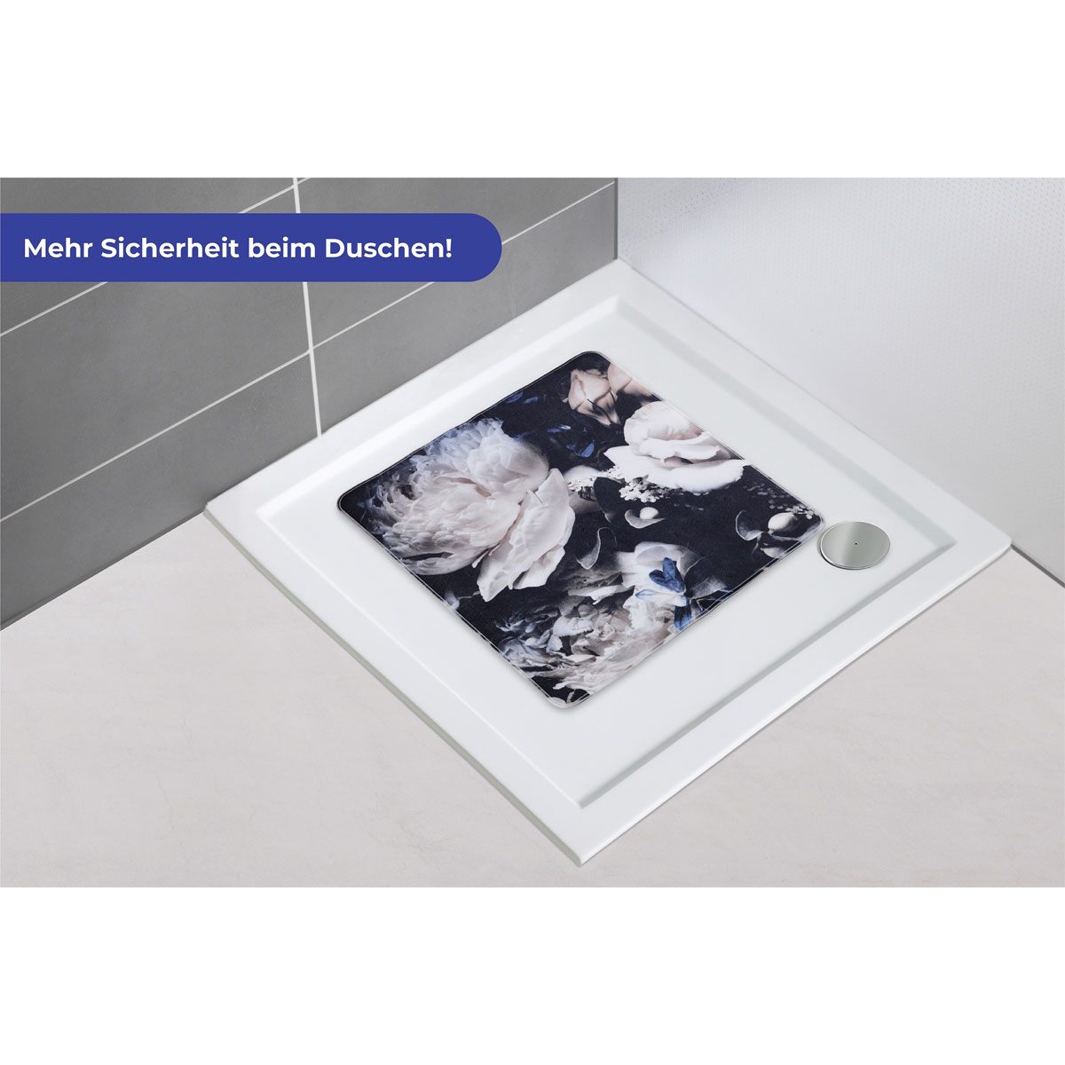 Wenko  Duscheinlage Peony 54 x 54 cm Bild 7