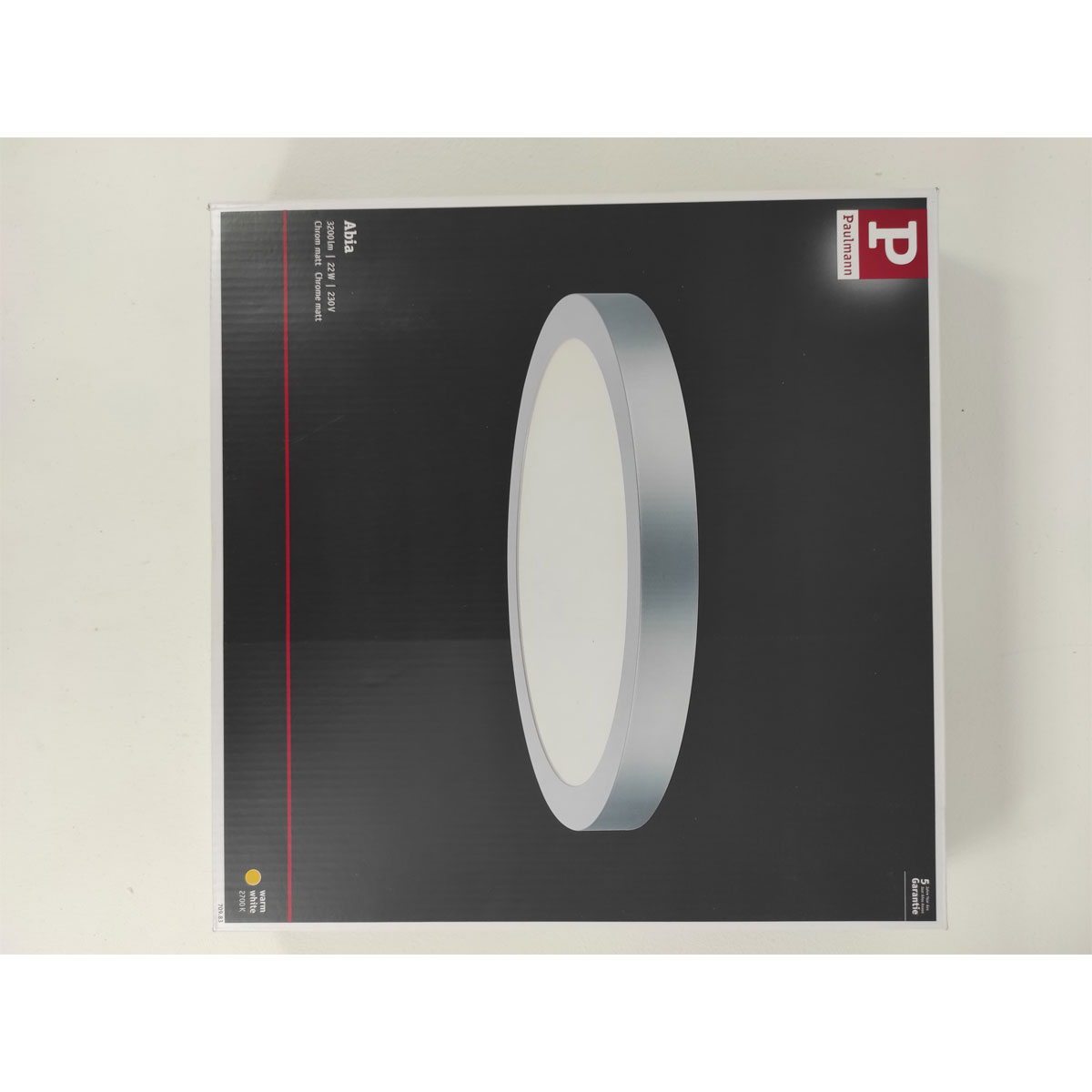 Paulmann LED-Panel Abia Durchmesser 30 cm silber Bild 3