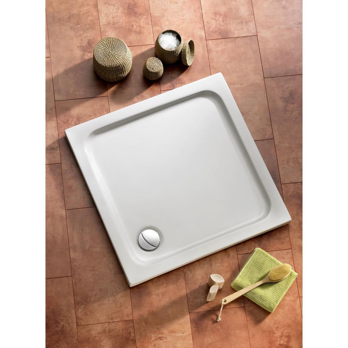 Ottofond Brausetasse Samos 900 x 750 x 60 mm weiß Bild 2