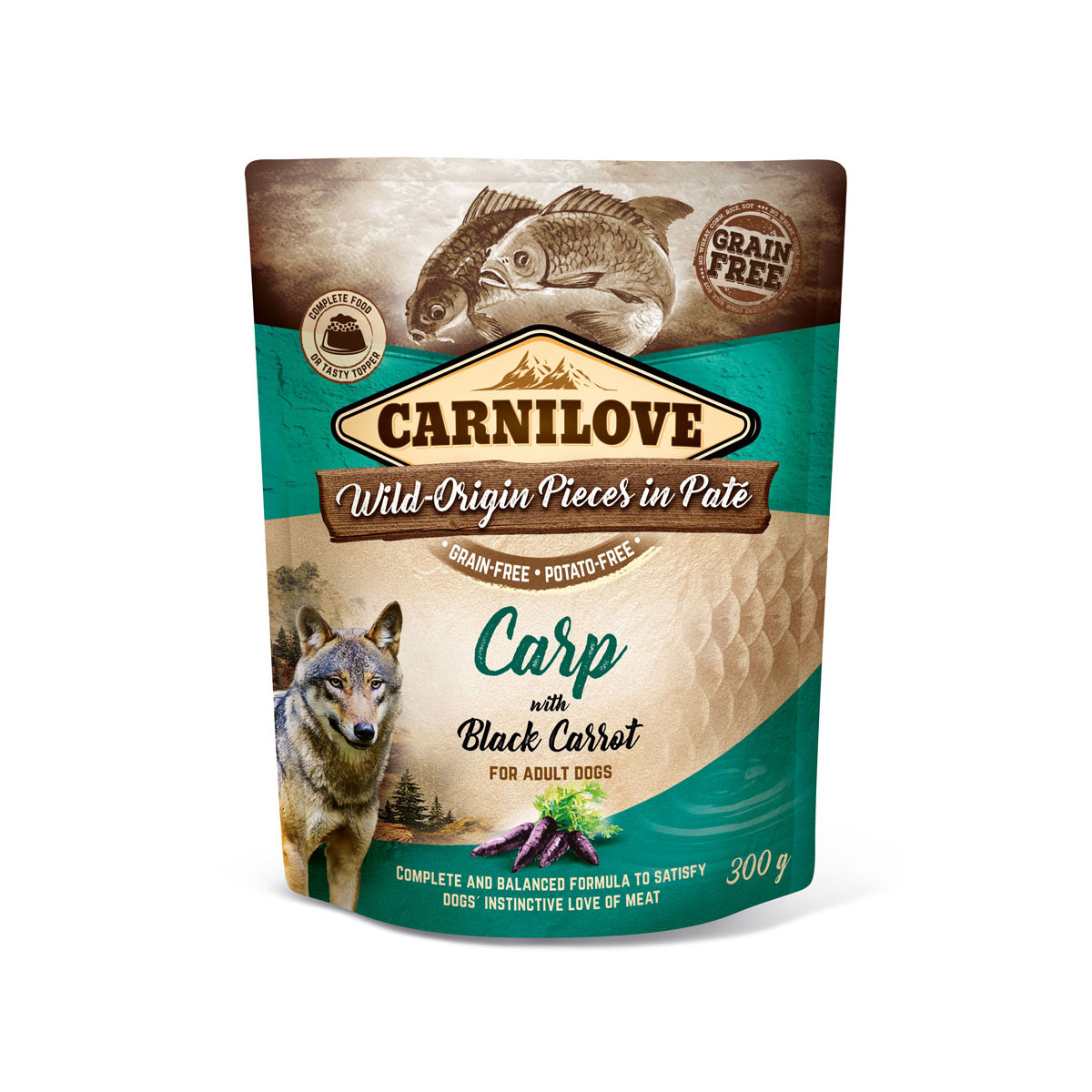 CARNILOVE Paté Karpfen und schwarze Karotte 300 g