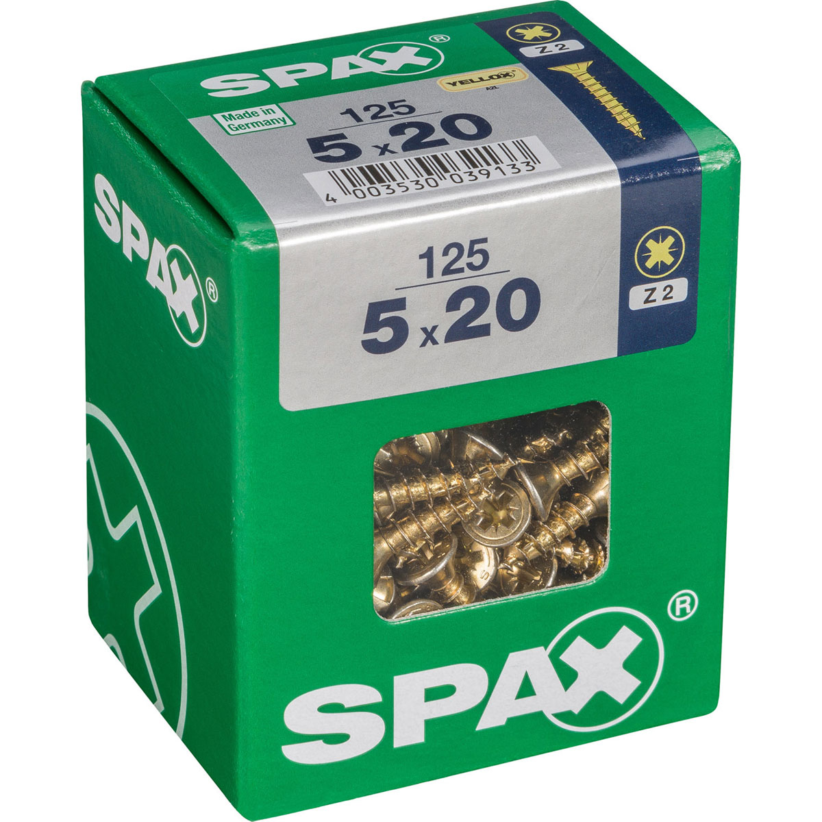 Spax Universalschrauben Yellox Senkkopf 5 x 20 L 125 Stück Bild 2