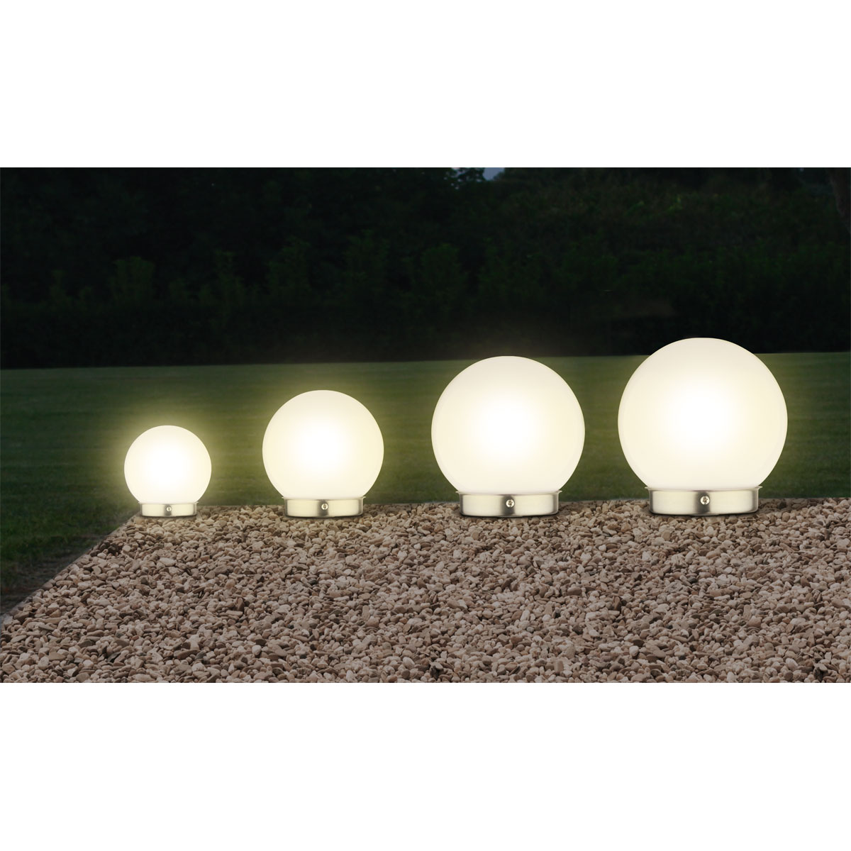 Flector Garten SolarKugelleuchte Durchmesser 30 cm weiß Ø 30 565808